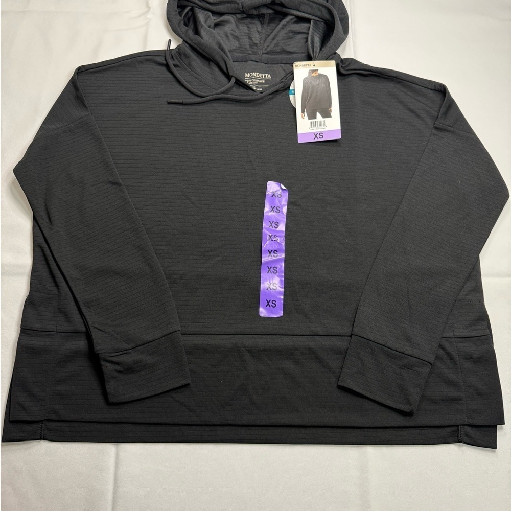 Mondetta Black Pullover Hoodie Sweatshirt‎